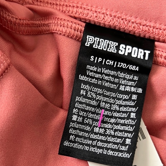 NWT pink sport buttery soft leggings and brami set - Picture 7 of 8